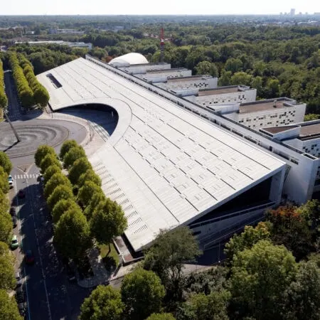 Vu d'en haut du campus de l'ESIEE