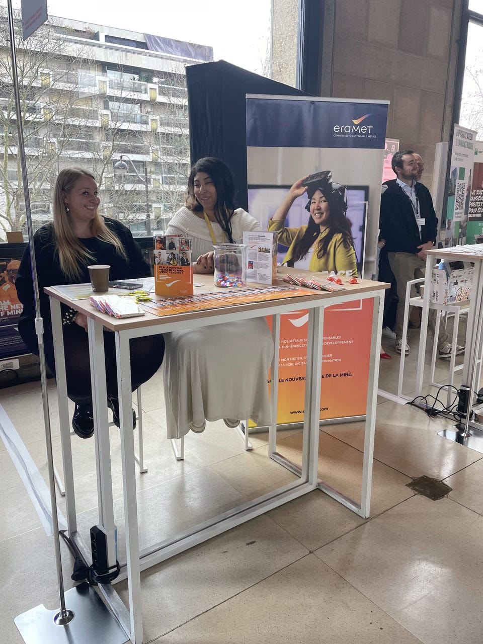 Stand pour découvrir les métiers