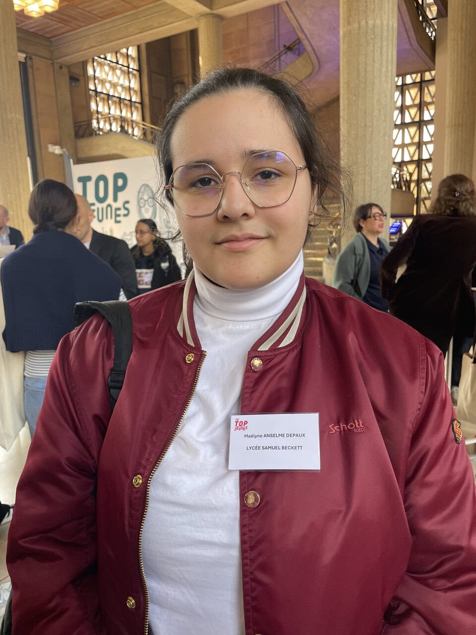 Maëlyne, lycéenne à Samuel Beckett