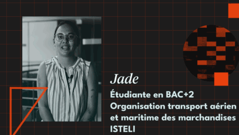 Rencontrez Jade Étudiante en BAC+2 Organisation transport aérien et maritime des marchandises